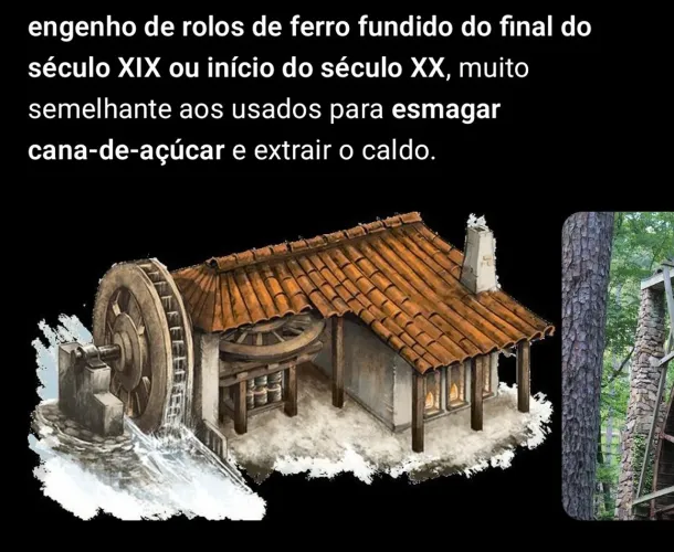 Moenda, engenho, cana de açúcar, antigo 