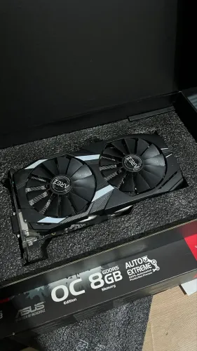 RX 580 8GB, Asus Original (não é chinesa)