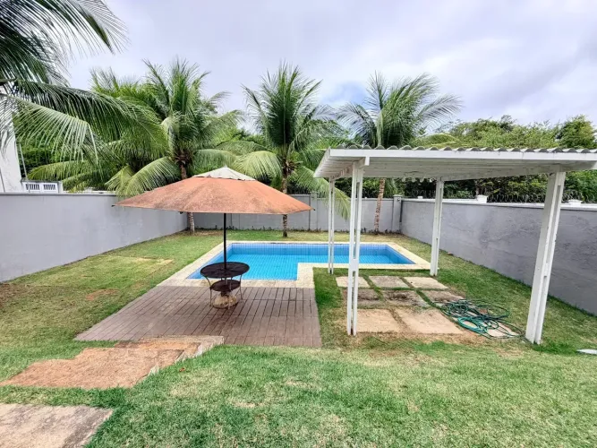 Casa 5 Quartos para Locação no Alphaville Fortaleza 4 Suítes com Closet e Piscina