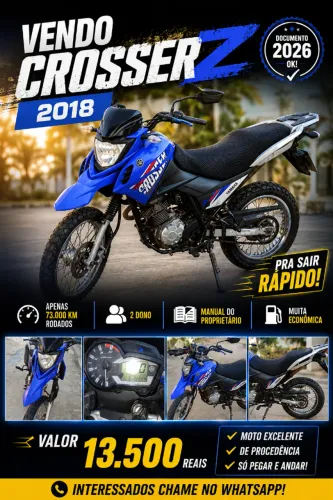 Crosser z 2018 ,apenas 13.700 reais