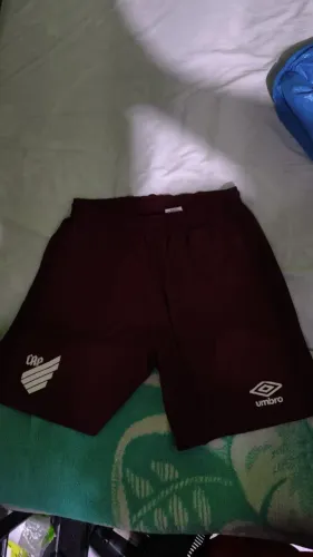 BERMUDA ATHLETICO PARANAENSE UMBRO VINHO ? NOVA ? TAMANHO G