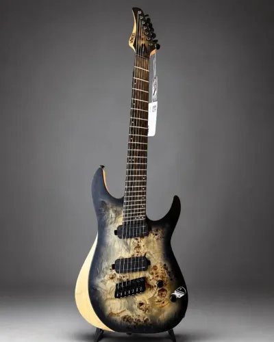 Schecter Reaper-7 Multiscale Satin Charcoal Burst - R$11.999,00