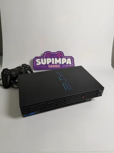 Ps2 Fat Console Bloqueado Americano - Playstation 2 Completo