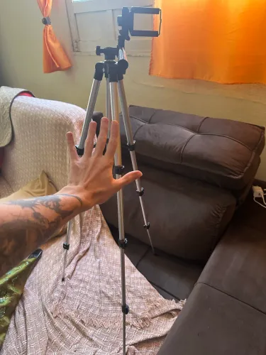 Tripé fotográfico portátil