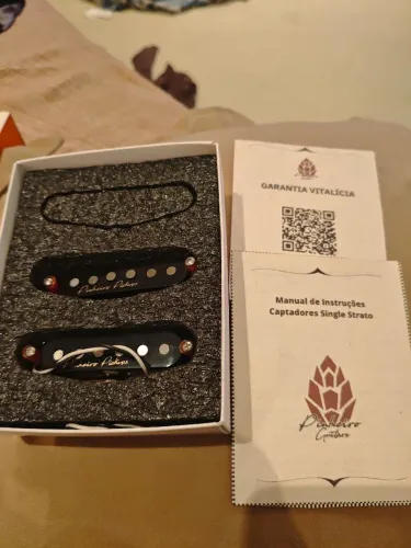 Captadores Single Pinheiro Pickups meio e braço 