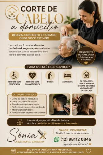 Corte de cabelo a domicílio