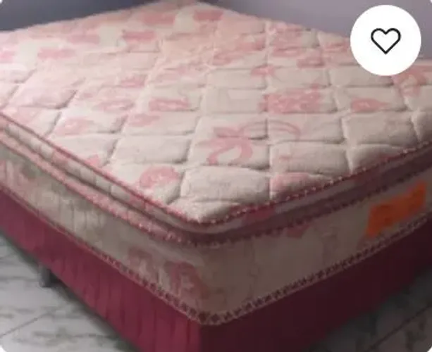 CAMA BOX CASAL em bom estado