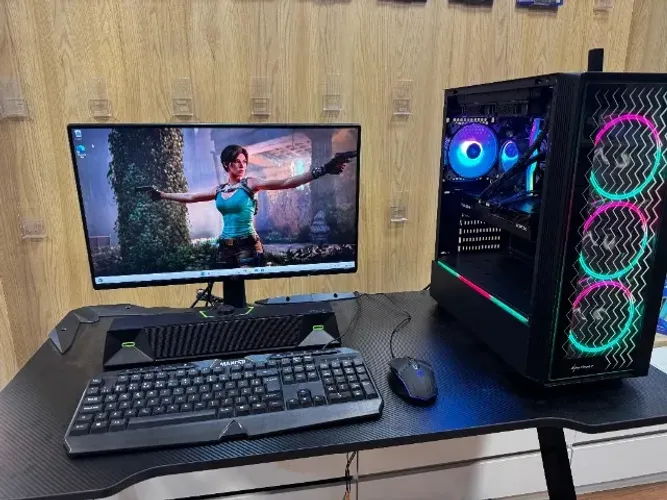 PC Gamer Completo | Acer 24" | Core i5 14600KF | RX 6600 XT | 16GB | NVME 500GB | Wi-Fi 