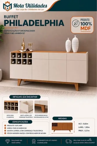 Buffet com aceda Philadelfia