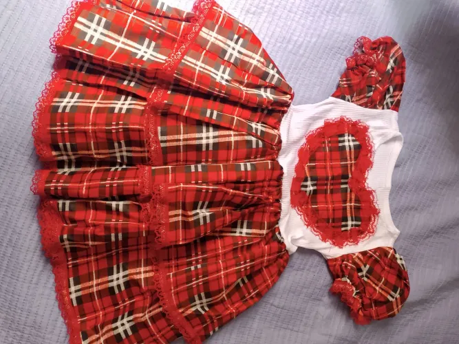 Vestido junino infantil