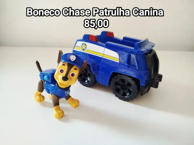 Patrulha Canina Chase e Veículo Básico Patrol Cruiser da Sunny Brinquedos