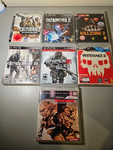 Lote Jogos PS3 - 7 Jogos Originais Testados