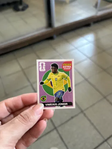 Figurinha oficial panini legend vinijr