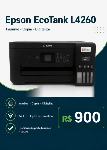 Epson EcoTank L4260 - R$ 900