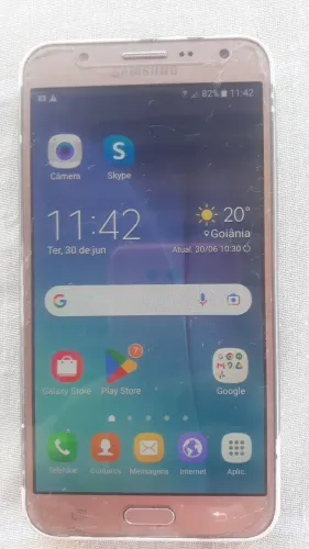 Samsung J7 Galaxy, quebra galho, funcionando normalmente