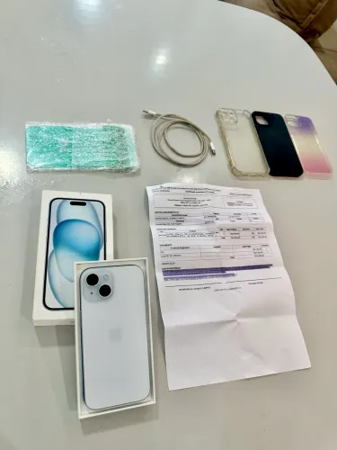 iPhone 15 blue 128GB| NA GARANTIA APPLE ATÉ 2027.
