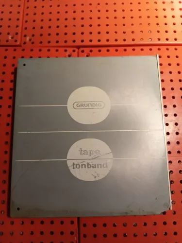 estojo protetor vintage para fita magnética de gravador