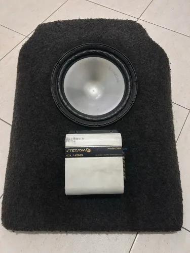Kit Som Automotivo: Subwoofer Bravox 10" + Módulo Stetsom CL450 450W + Caixa Selada