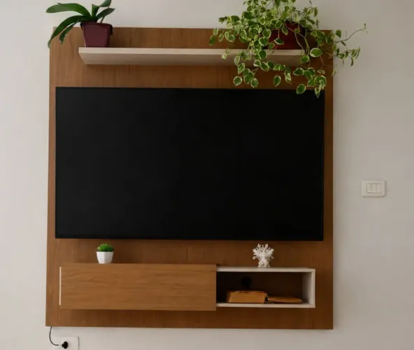 Rack suspenso MDF TV para TV 50"