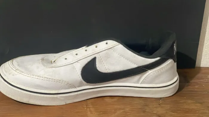 Tênis Nike SB Check Solarsoft / Court Royale Branco e Preto