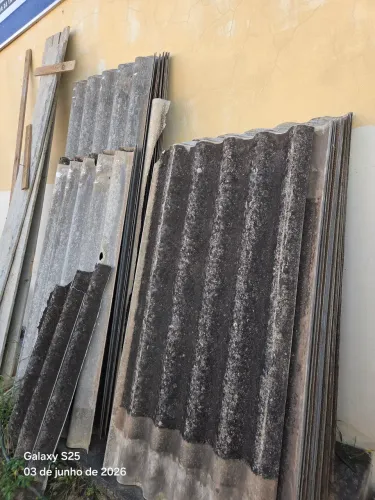 Telhas de amianto semi novas