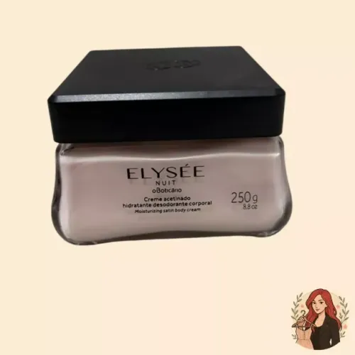Creme Hidratante Acetinado Elysée Nuit 250g - O Boticário | Novo e Original
