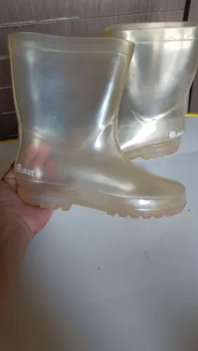 Bota galocha puket 30/31 com led 