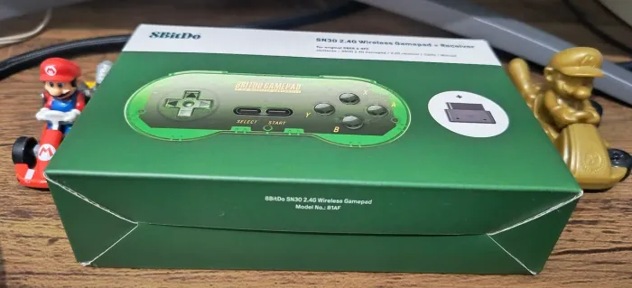 Controle 8BITDO SN30 SNES - Verde (LACRADO)