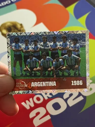 Figurinha rara Argentina 1986