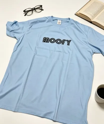 Camiseta Moofy Azul P