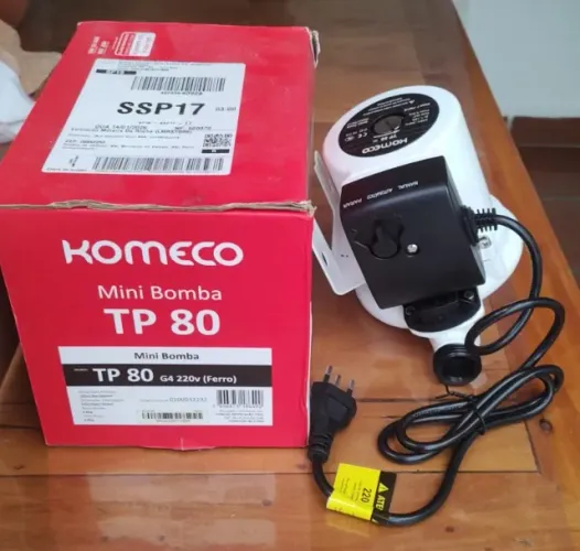 Pressurizador para Aquecedor de Água a Gás Ferro 220V TP80 G4 Komeco