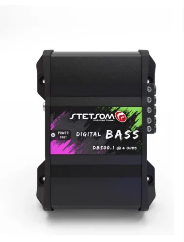 Módulo Amplificador Stetsom Db500.1 Digital Bass de 500W para Grave e Subgrave