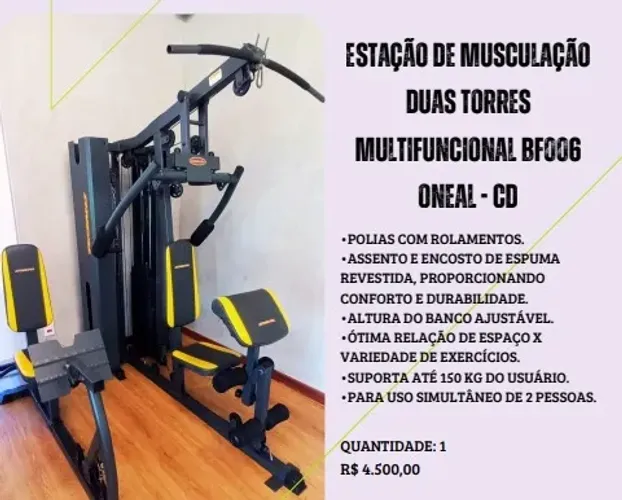 ESTAÇÃO DE MUSCULAÇÃO ACADEMIA