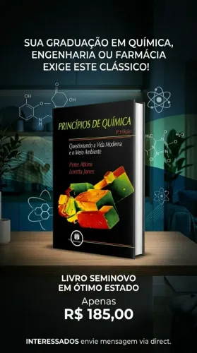 Princípios de Química ? Atkins e Jones ? 3ª edição ? Livro universitário
