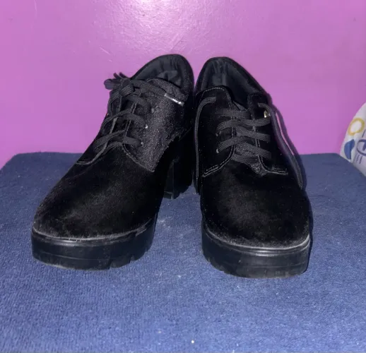 Kit 2 Botas Femininas Sapatinho de Luxo Nº 37 - Aveludadas Marrom e Preta