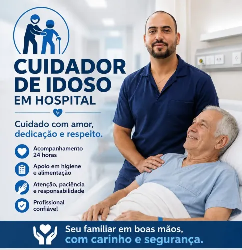 Cuido de pessoa em hospital residência 