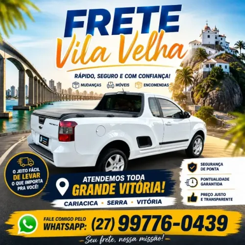 Frete Vila Velha e Toda Grande Vitória