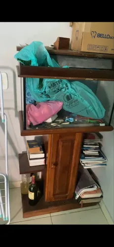 Aquário com bomba