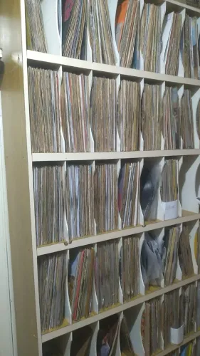Discos de vinil antigos