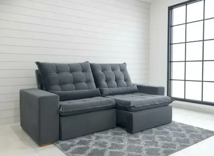 Estofado (sofa retratil e reclinavel) premium alta qualidade