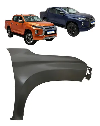 Paralama Mitsubishi L200 Triton 2022 2023 Novo Sem Furo Ld Direito