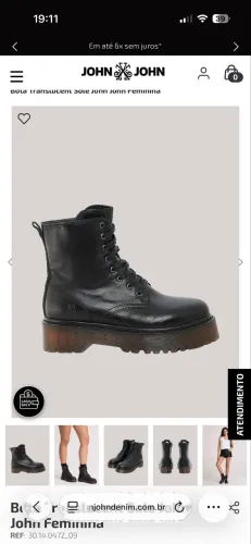 Coturno JOHN JOHN TAM 38