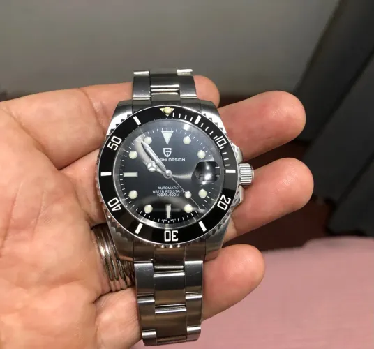 Pagani Desingn Submariner Automático Mergulho Safira