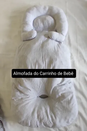 Almofada Redutora p carrinho de bebê + almofada Redutora e capa p bebê conforto conservada