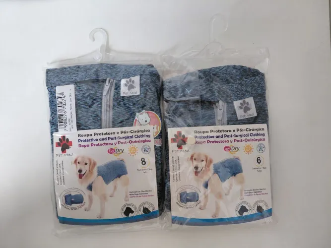 Roupa Protetora e Pós cirúrgica para Pets