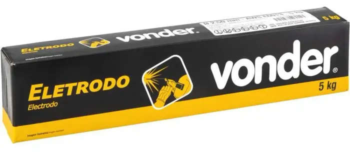 Eletrodo Em Aço 60.13 2,50mm Vonder *5