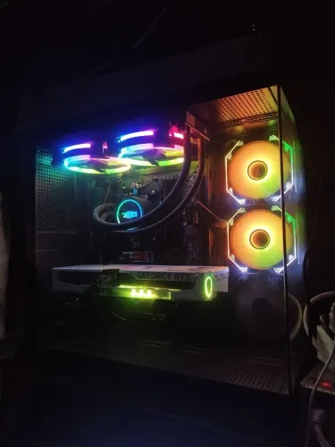 Pc gamer Gabinete placa de vídeo rtx 5060 8g