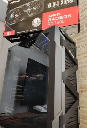 Pc gamer Am4 RX 7600 Ryzen 5 16gb ram Troco