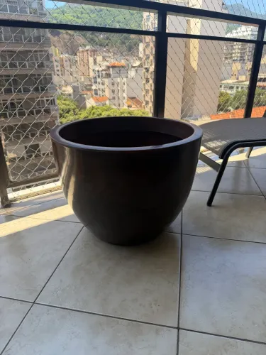 Vaso planta - fibra resistente 