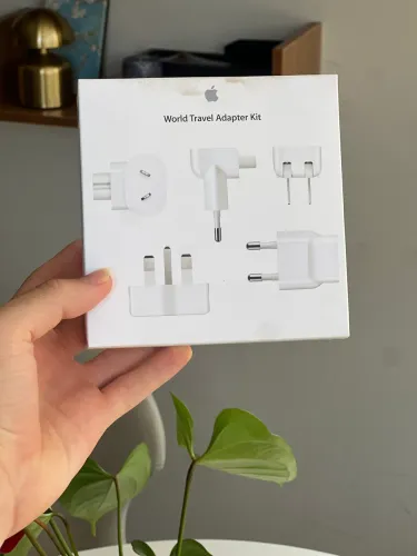 Kit de adaptadores de viagens universal original Apple lacrado